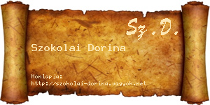 Szokolai Dorina névjegykártya